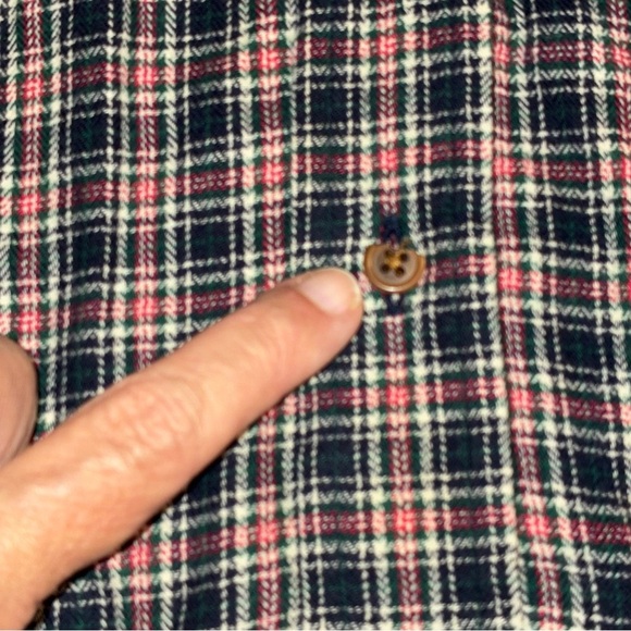 Cutter & Buck Button Down Blue Red Plaid Long Sleeve Size 2XB Business Casual - Picture 5 of 7